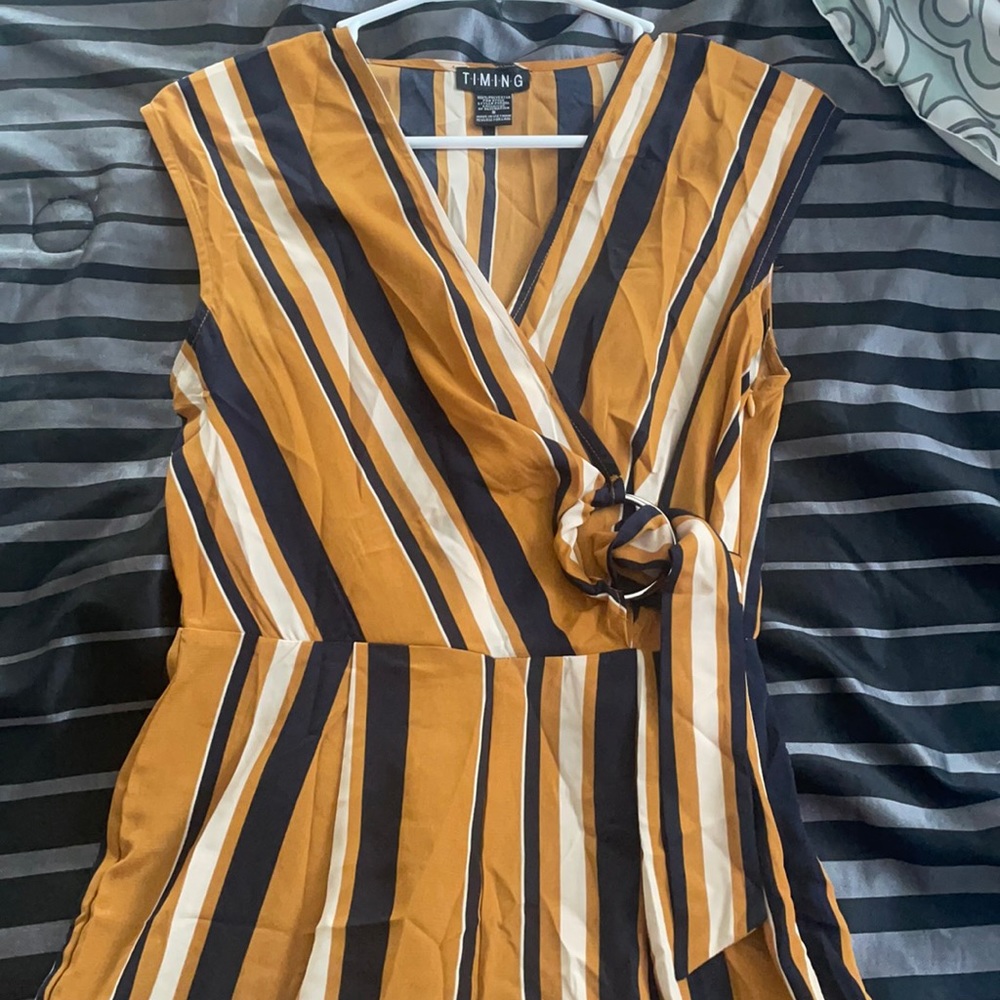 Striped jumpsuit TIMING NWOT